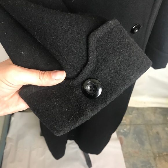 Donny Brook full length coat rabbit fur trim hood - Picture 4 of 11